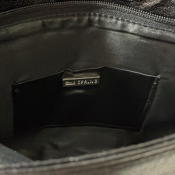 Large shimmer satin pleated clutch like new! - Picture 5 of 6